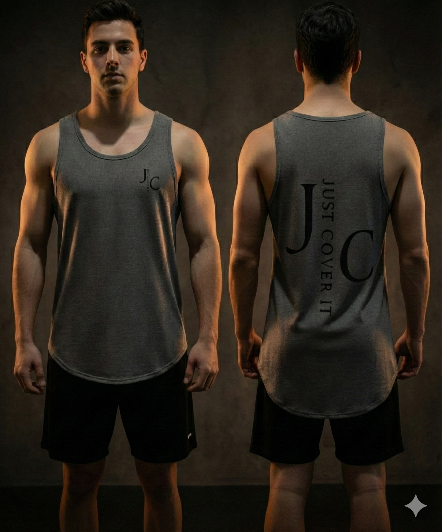 Men's Singlet Grey