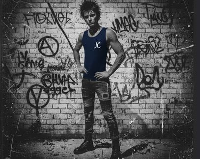 Men's Singlet Blue